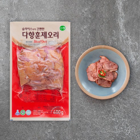 닭가슴살함박스테이크 추천상품 맛과 편리함의 조화: 다향오리 훈제 오리 슬라이스 소개