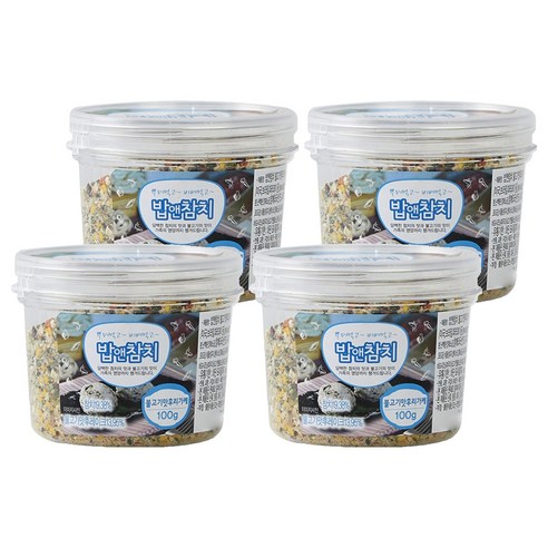 도들샘 밥앤참치 불고기맛 후리가케, 100g, 4개