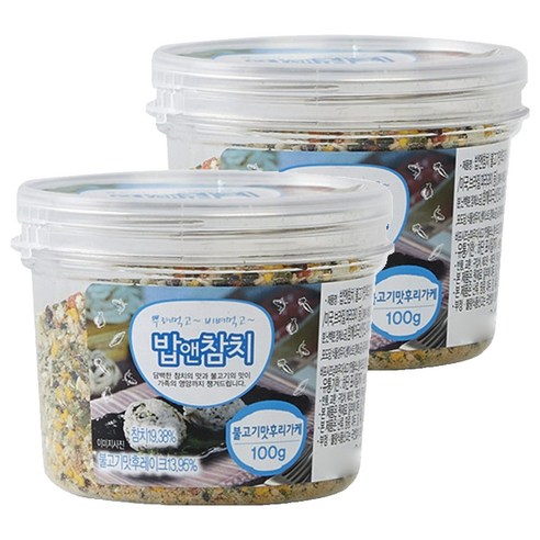 도들샘 밥앤참치 불고기맛 후리가케, 100g, 2개
