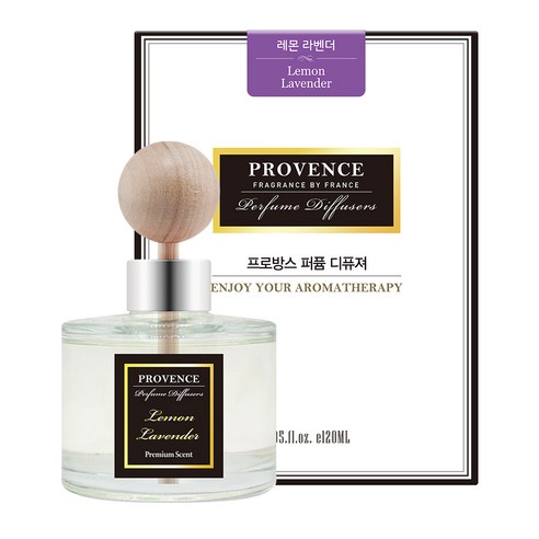 프로방스 퍼퓸 디퓨져 120ml, 레몬 라벤더