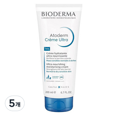 바이오더마 아토덤 울트라 크림, 200ml, 5개