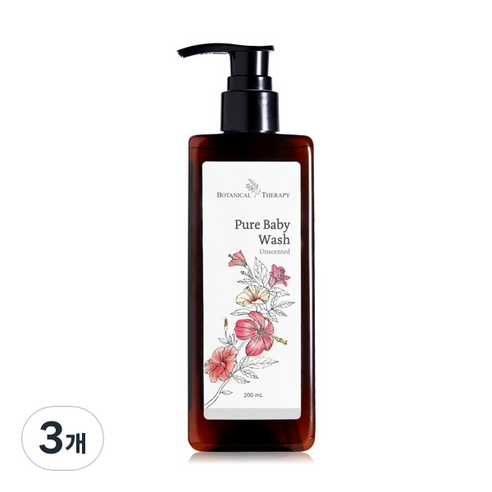 보타니컬테라피 베이비 워시, 200ml, 3개