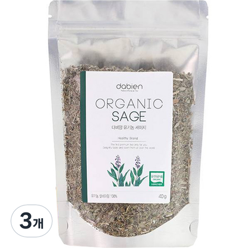 다비앙 유기농 세이지, 40g, 1개입, 3개