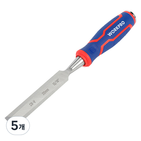 워크프로 목재 끌 20mm WP243009, 5개