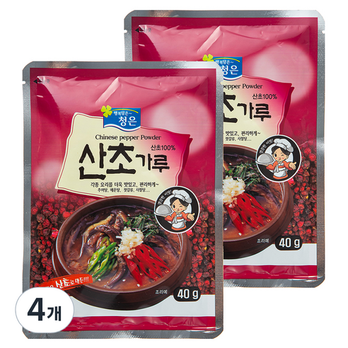 청은 산초가루, 40g, 4개