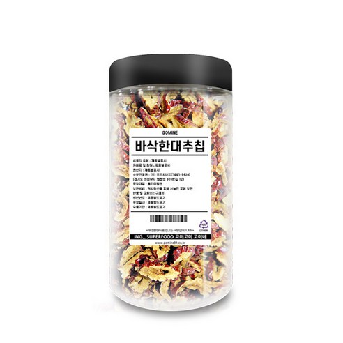 고미네 바삭한 대추칩, 100g, 1개