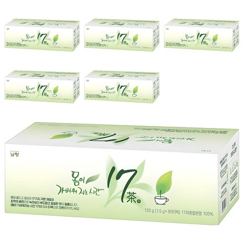 17차 몸이 가벼워지는 시간, 1.5g, 80개입, 6개