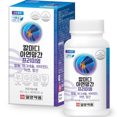 일양약품 칼마디 아연망간 프리미엄 6개월분, 1개, 360정