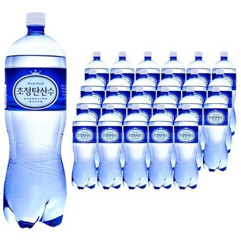 초정탄산수 플레인, 1.5L, 24개