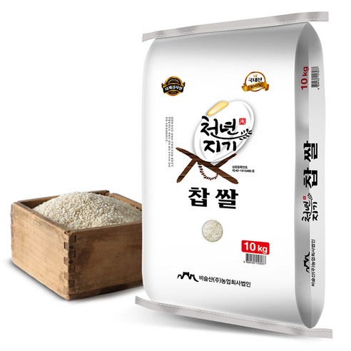 천년지기 찹쌀, 5kg, 1개