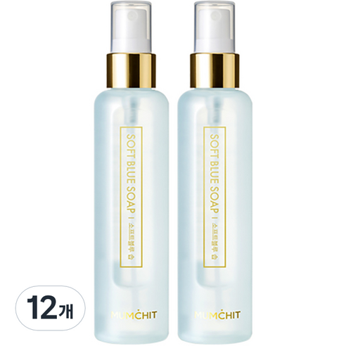멈칫 헤어 앤 바디미스트 소프트블루 솝, 105ml, 12개