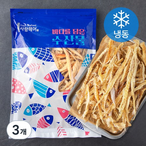 사랑해어 실속 황태채 (냉동), 300g, 3개