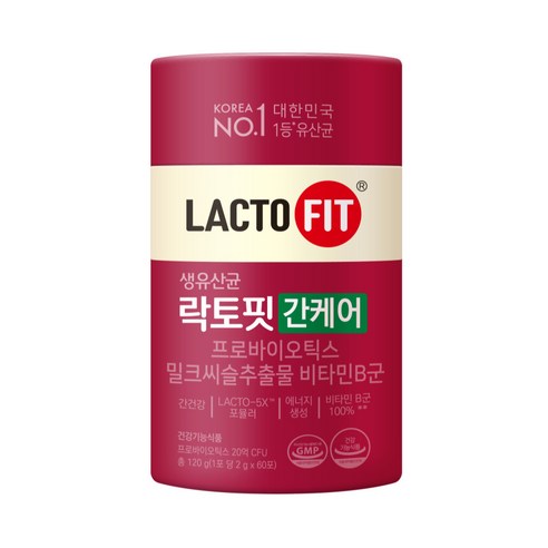 락토핏 간케어 유산균 60p, 120g, 1개