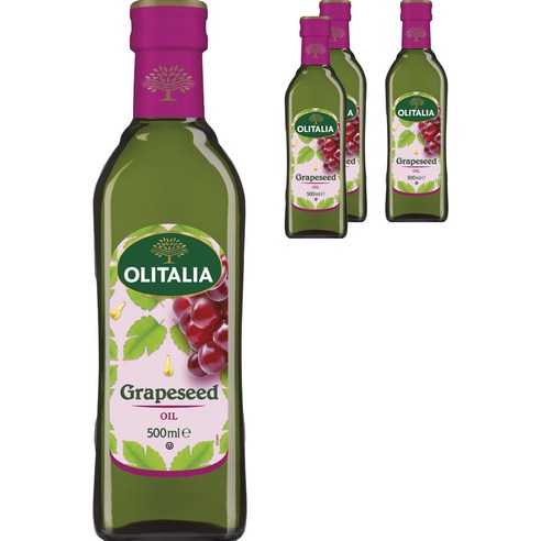 올리타리아 포도씨유, 500ml, 4개