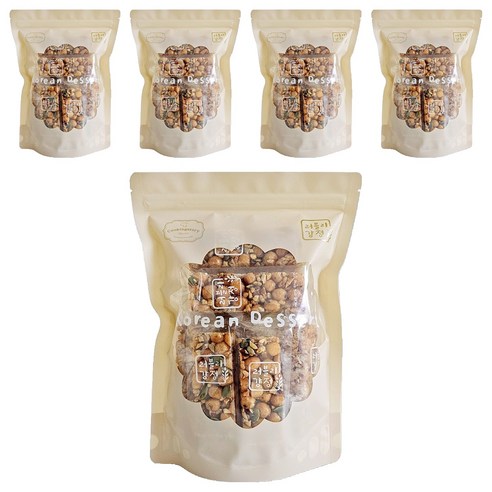 쿠킹스토리 러블리강정 견과 오란다 10p 랜덤발송, 200g, 5개