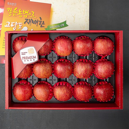 풍기농협 칼슘농법으로 재배한 사과, 5kg(16과 이내), 1개
