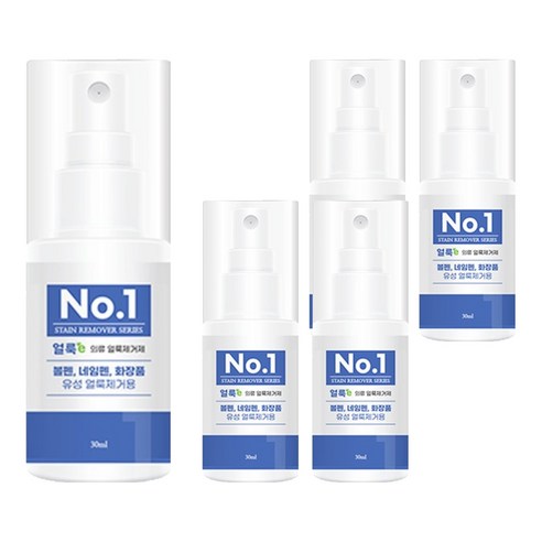 엘타얼룩이 의류 얼룩제거제 No1, 30ml, 5개