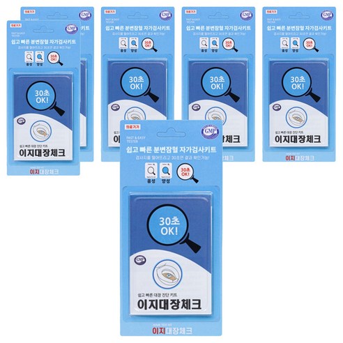 이지대장체크 분변잠혈 자가검사키트, 1개입, 6개