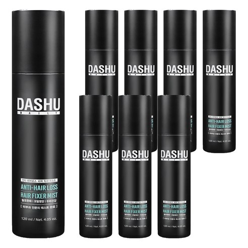 다슈 데일리 안티 헤어로스 헤어 픽서 미스트, 120ml, 8개