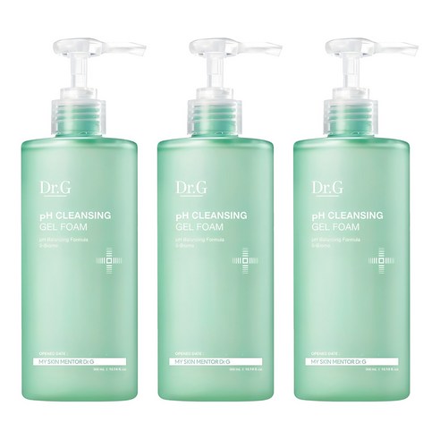 닥터지 약산성 클렌징 젤 폼, 300ml, 3개