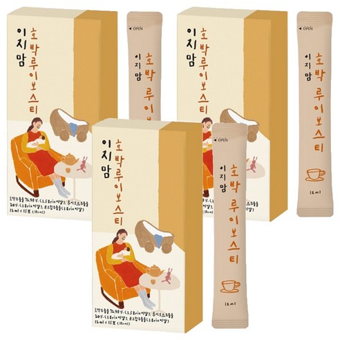 이지맘 호박 루이보스티, 12ml, 15개입, 3개