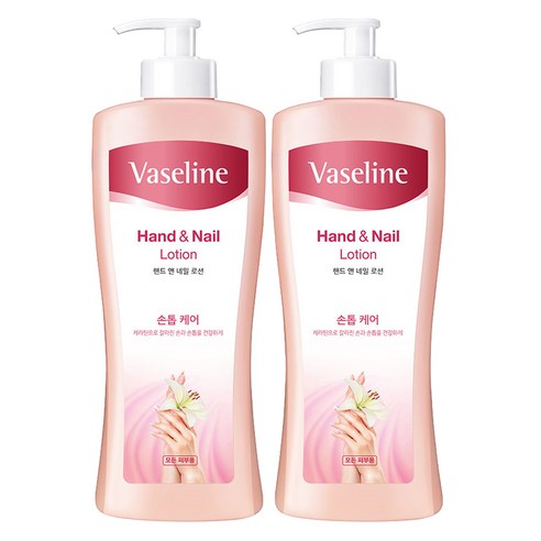 바세린 핸드 앤 네일 로션, 450ml, 2개