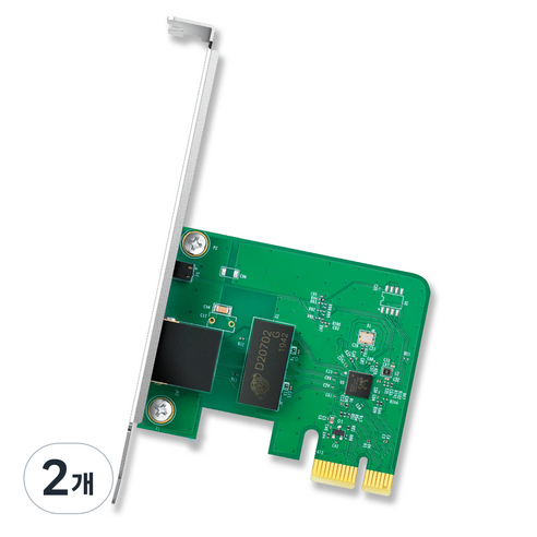 티피링크 기가비트 PCIe Express 네트워크 어댑터 랜카드 데스크탑용, TG-3468, 2개