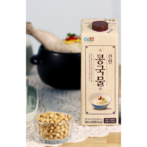 고소함과 건강을 한 번에, 정식품 진한 콩국물