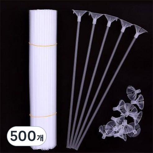 스타리움 풍선 컵스틱 32cm, 화이트, 500개