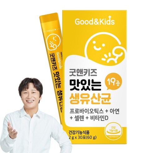 굿앤키즈 맛있는 생유산균 30포, 60g, 1개