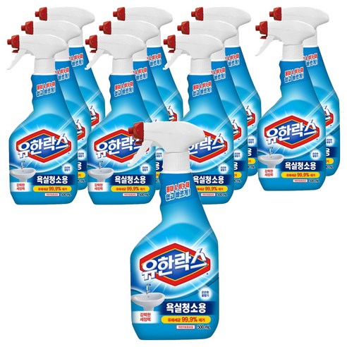 유한락스 욕실청소용 세정제, 500ml, 12개