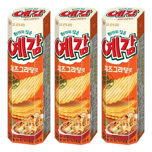 오리온 예감 치즈그라탕맛, 64g, 3개