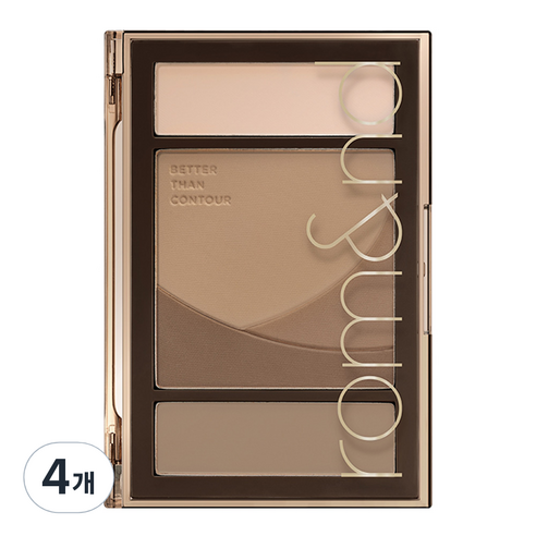 롬앤 베러 댄 컨투어 쉐딩 20.5g, 01뉴트럴웜, 4개
