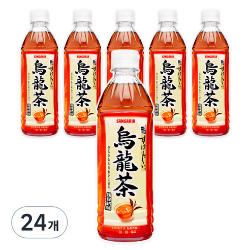 산가리아 스바라시 우롱차, 500ml, 24개