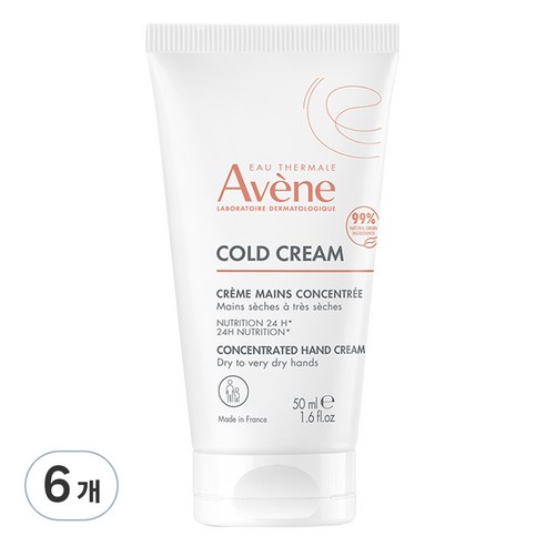 아벤느 콜드크림 컨센트레이트 핸드 크림, 50ml, 6개
