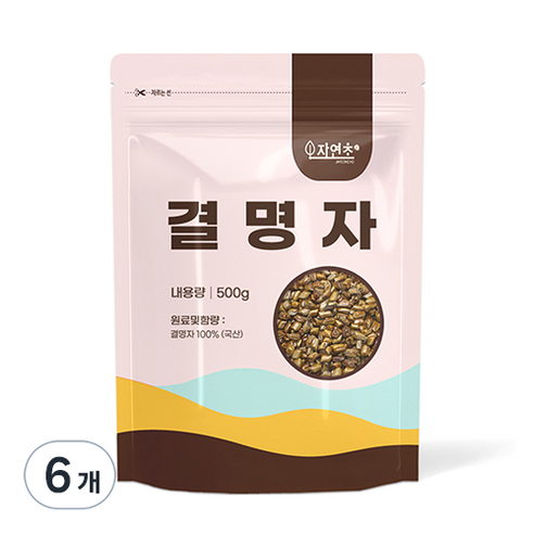 자연초 결명자, 500g, 1개입, 6개