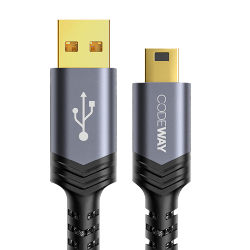 코드웨이 USB A to 미니5핀 외장하드 케이블: 신뢰할 수 있는 성능, 고속 전송, 광범위한 호환성