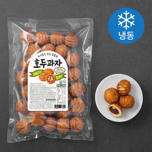 우리쌀로 만든 달콤한 호두과자 (냉동), 600g, 1개