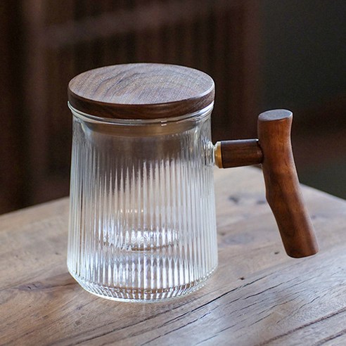 벨르디자인 월넛 티 머그컵 S-168 400ml, 1개