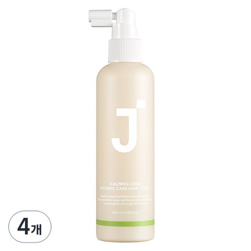 제이숲 카밍 세라 가려운 두피 헤어토닉, 200ml, 4개
