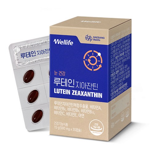 대상웰라이프 루테인지아잔틴 15g, 4개, 30정