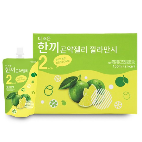 더존건강 더 조은 한끼 곤약젤리 깔라만시 150ml 10개입, 10개
