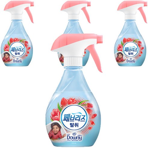 페브리즈 섬유탈취제 다우니 에이프릴향 본품, 370ml, 4개