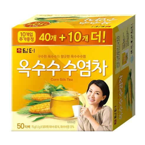 담터 옥수수수염차 티백, 1.5g, 80개입, 1개