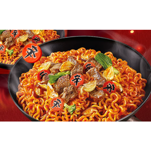 화끈한 매운맛으로 스트레스 날리는 신라면 볶음면!