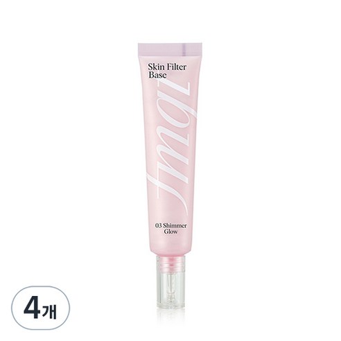 fmgt 스킨 필터 베이스, 03 쉬머글로우, 35ml, 4개