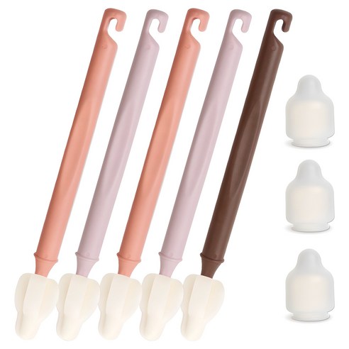 하이비 몽글이 롱 미니솔 5p + 먼지 보호캡 3p, 1세트, 따뜻한햇살