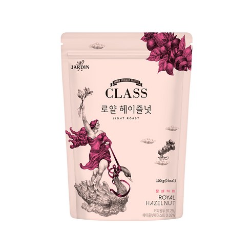 쟈뎅 클래스 로얄 헤이즐넛 원두커피, 분쇄, 100g, 2개