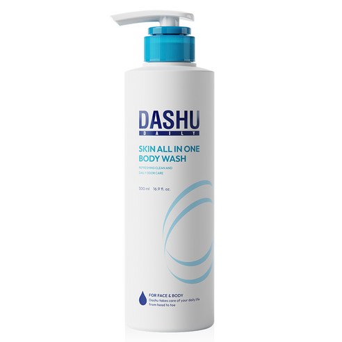 다슈 데일리 스킨 올인원 바디워시 아쿠아 마린향, 500ml, 1개