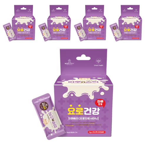 하루n스틱 고양이 영양제, 30회분, 유리너리+결석, 5개